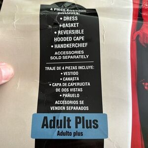 Lil red riding hood costume